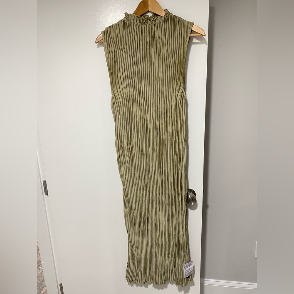 gold asos dress